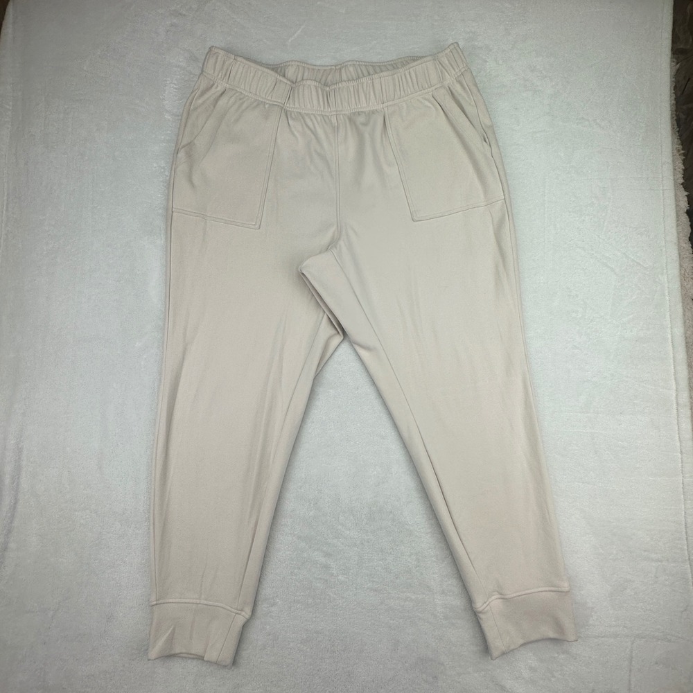 Yogalicious LUX Fleece Rib Mary Jogger Pants Women's 1X Elastic Waist